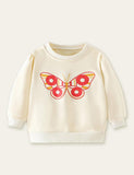 Cartoon Butterfly gedréckt Sweatshirt