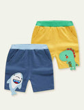 Cartoon Dinosaur Knitted Shorts