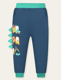 Cartoon Printed School Sweatpants - Bebehanna