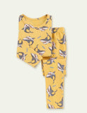 Cartoon Shark Printed Pajamas - Bebehanna