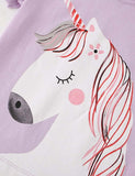 Cartoon Unicorn Printed T-shirt - Bebehanna