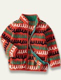 Children's Fleece Striped Coat