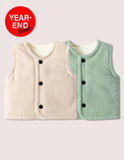 Cord Plus Fleece Vest - Bebehanna