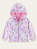 Cute Rabbit Printed Jacket - Bebehanna