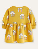 Cute Rainbow Clouds Printed Dress - Bebehanna