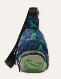 Dinosaur Cartoon Printed Crossbody Bag - Bebehanna