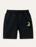 Dinosaur Cute Embroidered Shorts - Bebehanna