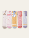 Dinosaur Flamingo Printed Knee Socks - Bebehanna