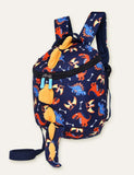 Dinosaur Full Printed Schoolbag Backpack - Bebehanna