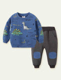 Dinosaur Printed Sweater Suit