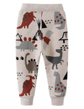 Dinosaur Printed Sweatpants - Bebehanna