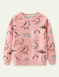 Dinosaur Printed Sweatshirt - Bebehanna