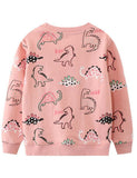 Dinosaur Printed Sweatshirt - Bebehanna