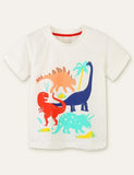 T-shirt met dinosaurusprint