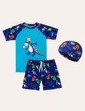 Dinosaur Swim Suit + Cap - Bebehanna