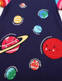 Educational Appliqué Planet Dress - Bebehanna