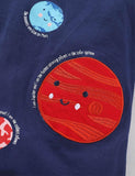 Educational Planet Appliqué Dress - Bebehanna