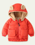 Fleece Zipper Cotton-Padded Jacket