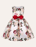 Floral Bow Party Dress - Bebehanna