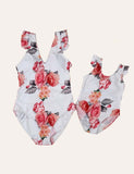 Floral Family Matching Swim Suit