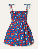 Vestido Floral Frutado Cheio Estampado