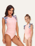 Floral Printed Family Matching Swimsuit - Bebehanna