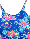 Floral Printed One-Piece Swimsuit - Bebehanna