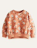 Floral Printed Sweatshirt - Bebehanna