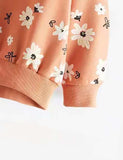 Floral Printed Sweatshirt - Bebehanna