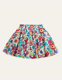 Flower Pleated Skirt - Bebehanna