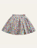 Flower Pleated Skirt - Bebehanna