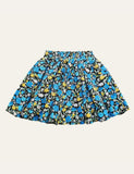 Flower Pleated Skirt - Bebehanna