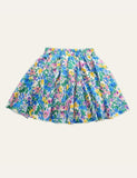 Flower Pleated Skirt - Bebehanna