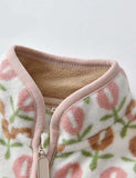 Flower Polar Fleece Jacket - Bebehanna