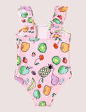 Full Printed Cartoon Fruit Swimsuit - Bebehanna