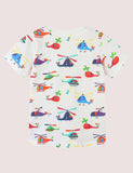 Full Printed Helicopter T-shirt - Bebehanna