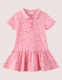 Robe polo licorne entièrement imprimée