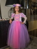 Glowing Princess Rapunzel Dresses Up Costume - Uporpor - Bebehanna