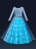 Glowing Snow Princess Fancy Costume - Bebehanna