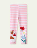 Leggings appliqués cochon d’Inde