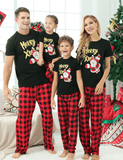 Happy Santa Claus Printed Family Matching Pajamas