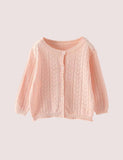 Hollow Knitted Cardigan - Bebehanna