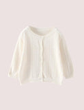 Hollow Knitted Cardigan - Bebehanna