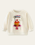 Ice Cream Printed Sweatshirt