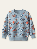 Sweatshirt mit Jet Rocket-Aufdruck