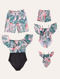 Maillot de bain assorti Jungle Family