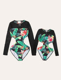 Costum de baie asortat Jungle Floral Family