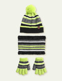 Knitted Hat + Scarf + Gloves Three-Piece Set - Bebehanna