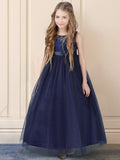 LED Light Elegant Solid Lace Party Dress - Bebehanna