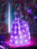 LED Party Flower Dress Little Girl Gift - Bebehanna